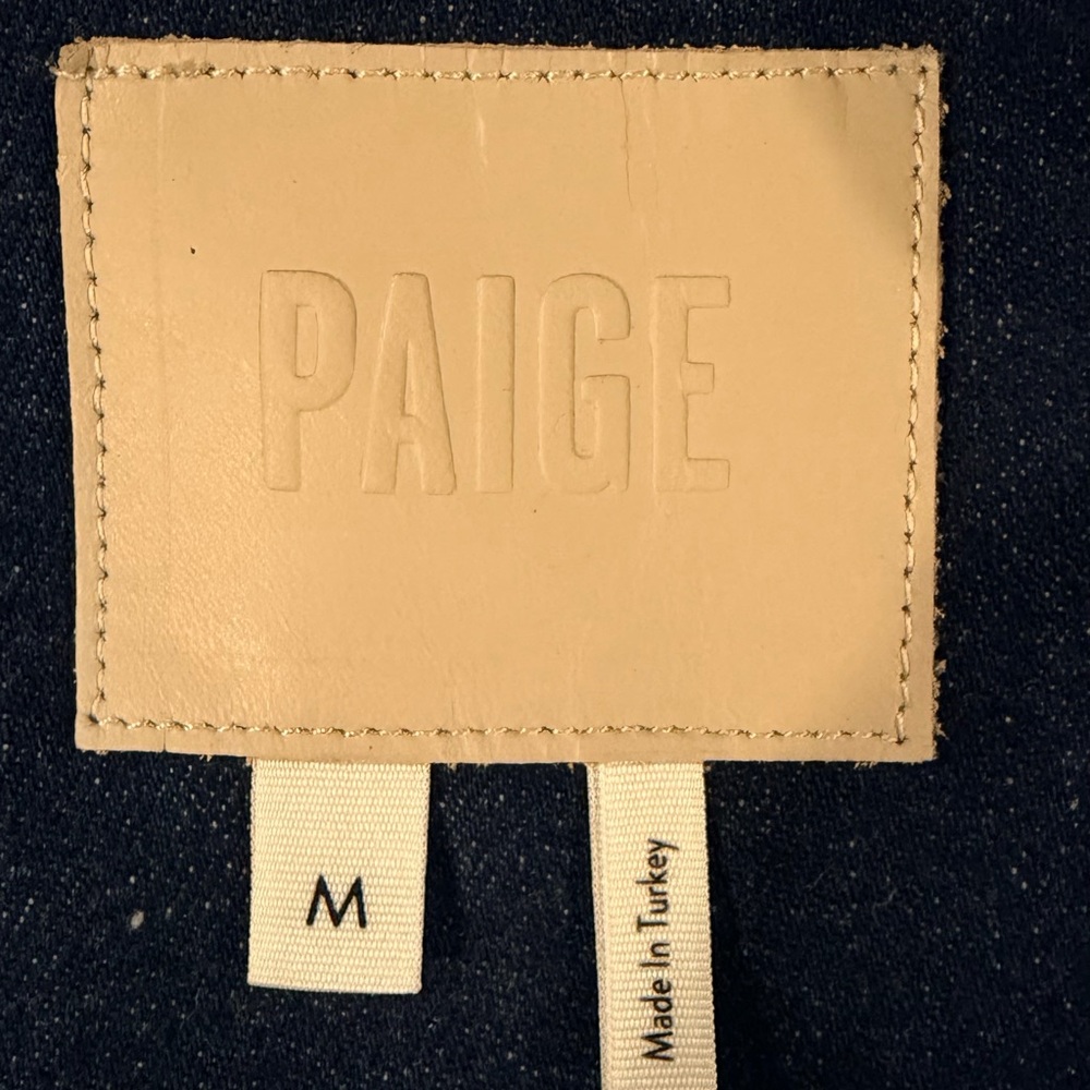 PAIGE Dark Indigo Denim Jacket - Picture 5 of 6